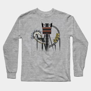 Alton Towers Trio Design Long Sleeve T-Shirt